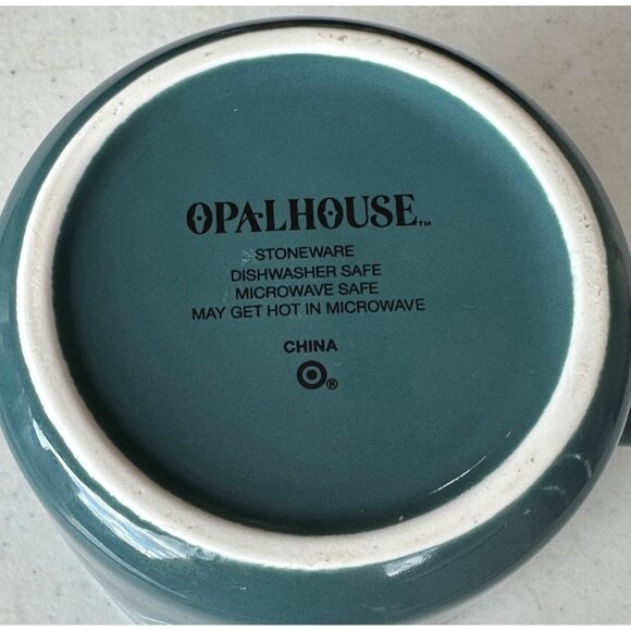 Opalhouse "I'm Not Feeling Very Worky Today" Teal Blue 16 oz. Stoneware Mug - Picture 4 of 10